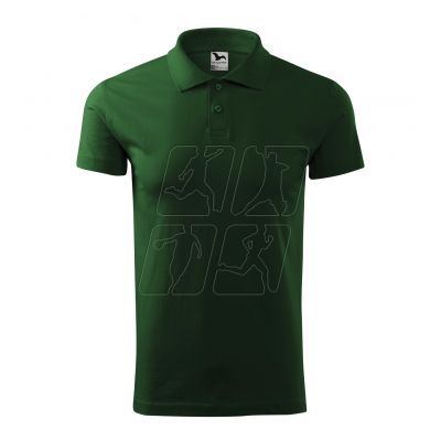 5. Malfini Single J. M MLI-20206 polo shirt bottle green