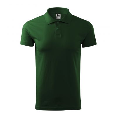 5. Malfini Single J. M MLI-20206 Bottle Green Polo Shirt