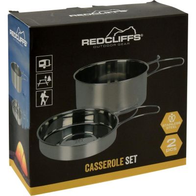 9. REDCLIFFS STAINLESS STEEL 2-PIECE TRAVEL BOWL