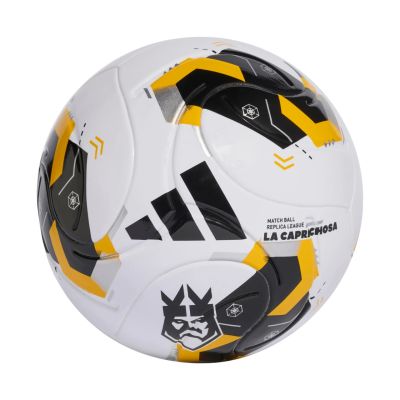 adidas Sacramento Kings League Soccer Ball White, Black, and Yellow KE8229