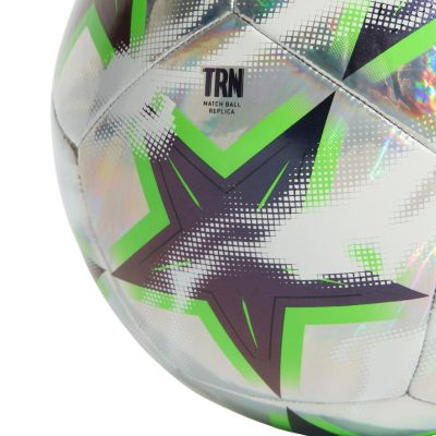 3. adidas UCL Training 26/27 League Stage Foil Silver/Black/Green KE9774 Football