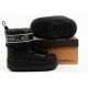 9. O'neill Lisa High black insulated winter snow boots for kids
