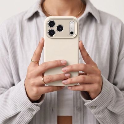 6. Tech-Protect Uniq MagSafe CC Case for iPhone 18 Pro Max / 17 Pro Max - Beige