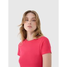 Women's 4F slim T-shirt with modal 4F 4FWSS25TTSHF1995-54S
