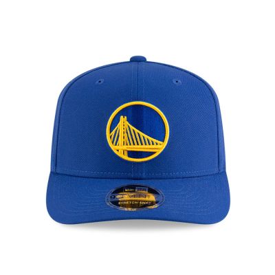 2. New Era 9SEVENTY Golden State Warriors NBA Team Blue Stretch Snapback Cap - 60755456