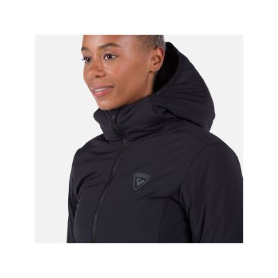 9. Rossignol W Opside Hoodie In Heavy Insulation Jacket Black