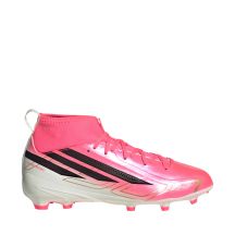 Adidas F50 Hyperfast League Mid FG Kids Soccer Shoes Pink KK1315