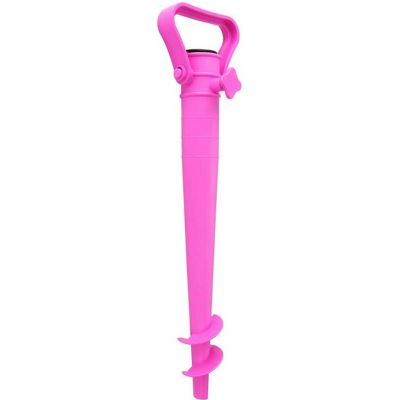 4. PINK PLASTIC UMBRELLA MOUNTING BASE, SCREW-IN
