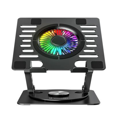 6. Wozinsky WDCX-X16-AS CoolBase RGB 360° Cooling Stand for Laptop and Tablet - Black