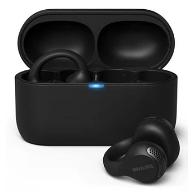 3. Philips 2000 series TAQ2000BK True Wireless Stereo (TWS) Headset Over-ear Clips, Open-Ear Bluetooth Calls/Music Black