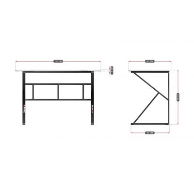 6. Huzaro Hero 1.6 Black Gaming Desk