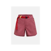 Szorty damskie PEAK PERFORMANCE W Iconiq Tech Shorts kolor czerwony