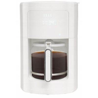 ELLE 1.8L drip coffee maker, white