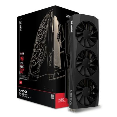 10. graphics card XFX Quicksilver RX 9070XT Gaming 16GB