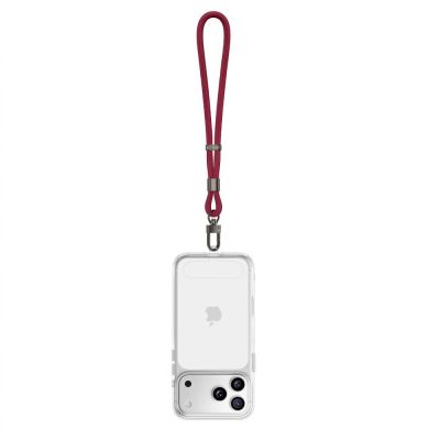 4. Tech-Protect C11S Rope Wrist Strap for Phone - Burgundy