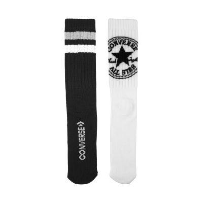 5. Converse 2-pack socks white, black E744A