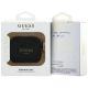 4. Guess Silicone Glitter Ring Case for AirPods Pro 3 - Black