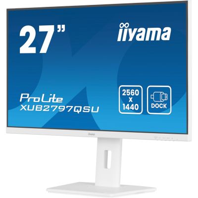 6. iiyama ProLite XUB2797QSU-W2 27" Monitor - Flat Screen - 68.6 cm
