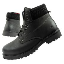 Wrangler Arch men's shoes Chelsea boots elegant ankle boots natural leather black