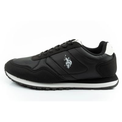 2. US Polo Assn sports shoes sneakers men's fashionable comfortable black
