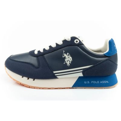 2. US Polo Assn sports shoes sneakers men's fashionable comfortable blue
