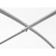 37. GREENHOUSE GARDEN TUNNEL 200X300X200CM PE STRUCTURE WHITE STEEL