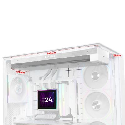 5. Lian Li HydroShift II LCD-S 360 Fanless Processor Liquid Cooling Kit White 1 pc.