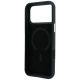 7. BMW Sign Deboss Quilted Metal Logo MagSafe Case for iPhone 18 Pro / 17 Pro - Black