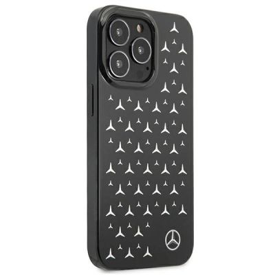4. Mercedes Silver Stars Pattern Case for iPhone 13 Pro / iPhone 13 - Black