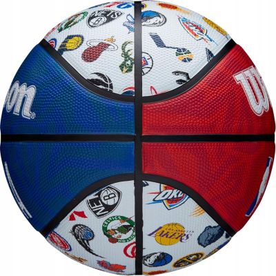 9. WILSON NBA ALL TEAM BSKT RWB BASKETBALL SIZE 7