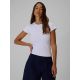 Women's slim plain T-shirt 4F 4FRSS26TTSHF4520-10S
