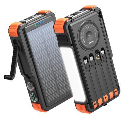 2. Extralink EX.96914 20000MAH 20W Solar Power Bank Dynamo Induction Flashlight Lamp