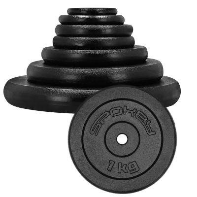 4. Cast iron weight 1kg Spokey Sinis SPK-944481