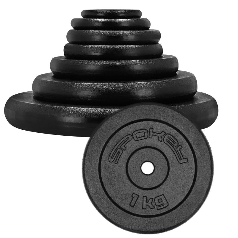 4. Cast iron weight 1kg Spokey Sinis SPK-944481