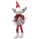 13. DECORATIVE CHRISTMAS REINDEER WHITE 35+20CM