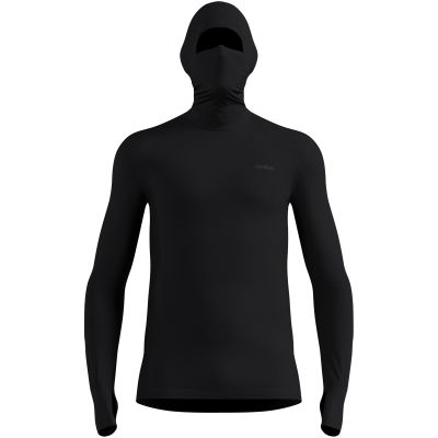 2. Odlo Active Warm BL Top Facemask LS thermal top – black, size: M