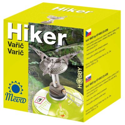 4. The lightest tourist stove for gas cartridges (valve or thread) HIKER 70gram 2.4kW