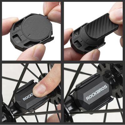 9. Rockbros C3 ANT+ / Bluetooth 2-in-1 Speed ​​or Cadence Sensor - Black