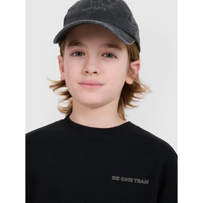 3. Boys' sweatshirt without hood, no zipper 4F 4FJWSS25TSWSM1713-20S