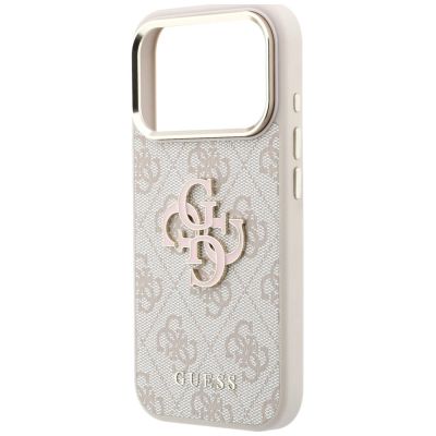 6. Guess 4G & Big Resin Logo Case for iPhone 17 Pro / 18 Pro - Pink