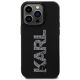 3. Karl Lagerfeld 3D Rubber Glitter Logo case for iPhone 15 Pro Max - black