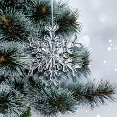 5. SNOWFLAKE HANGING DECORATION 12x12 CM PATTERN 2