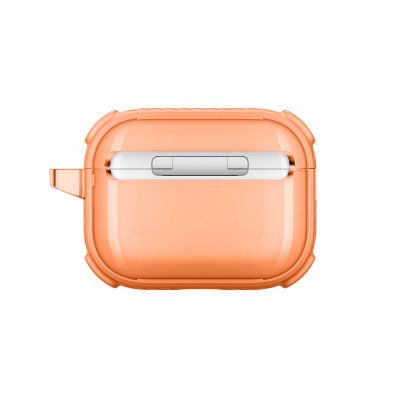 2. AmazingThing Titan Pro Mag Case Clear for AirPods Pro 3 - Orange