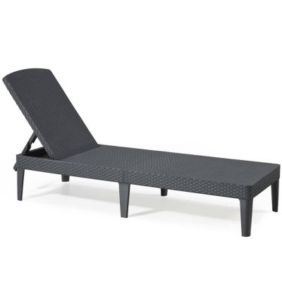 KETER Jaipur 235162 garden lounger (anthracite color)