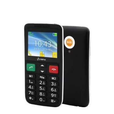 Olympia Mobiltelefon LUX Groźtasten schwarz