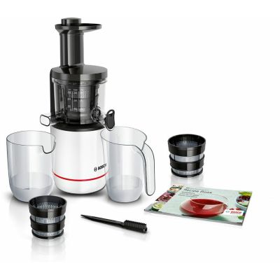 Slow juicer For fruits and vegetables BOSCH MESM500W (150W; black and white)
