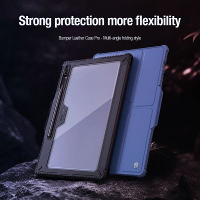 6. Nillkin Bumper Leather Case Pro case for Samsung Galaxy Tab S9+ - black