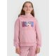 Girls' sweatshirt with hood, open, 4F 4FJRAW25TSWSF2294-54S