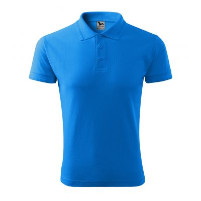 2. Men's Pique Polo Shirt (snorkel blue)