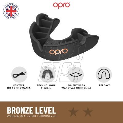 6. Opro UFC Bronze GEN2 Mouthguard 1234_stm Black